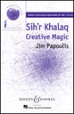 Sih'r Khalaq SSAA choral sheet music cover